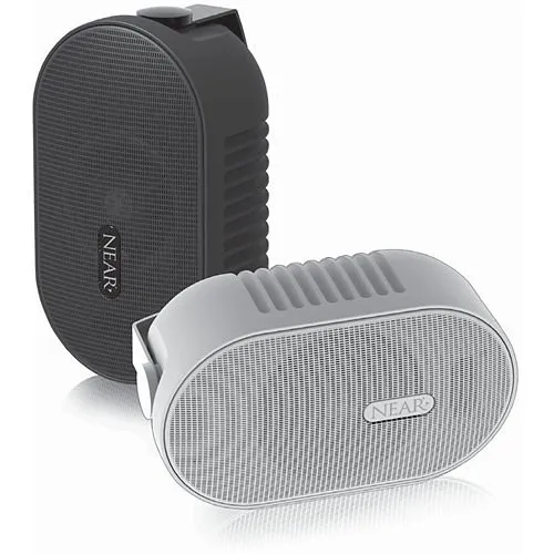 Bogen LB8TW 8" 2-way Weatherproof Loudspeaker with Built-in 70V Transformer, White