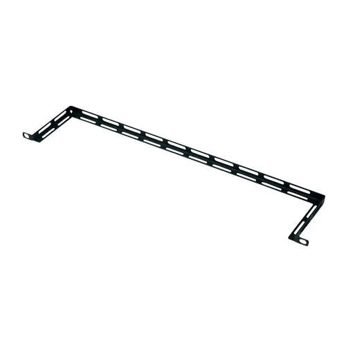 Middle Atlantic LBP-4A LBP Series Horizontal 4" Offset L-Shaped Rack Cable Management Lace Bar, 10-Pack, TAA Compliant
