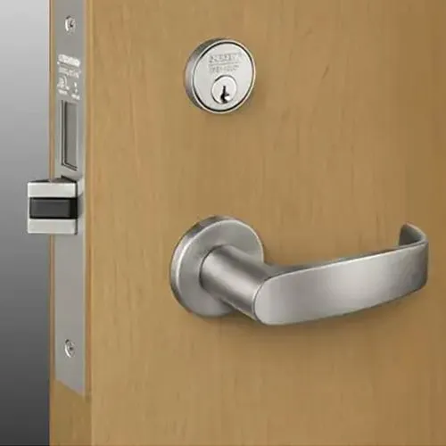 SARGENT LC-8270-24VDC-CE-NJ-26D-RH Fsf 8200 Mortise Lock Less Cylinder Nj Lever