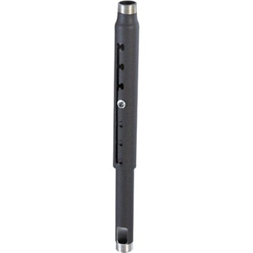 Chief CMS0305 Adjustable Extension Column, 1" Increments, Black, 3-5'
