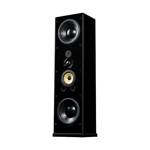 Induction Dynamics ID1.15-BG Single Speaker Tower, Black Gloss