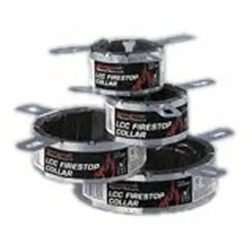 Specified Technologies LCC200 SpecSeal LCC Intumescent Firestop Collar for 2" Trade Size Plastic Pipe, Galvanized Steel