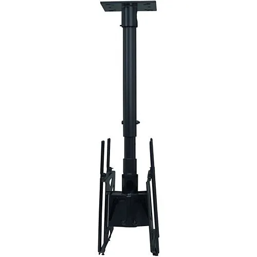 VMP LCD-MID-CM2B Dual Mid-Size Ceiling Mount Adaptor, Black