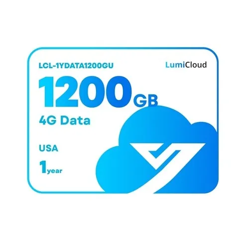 Luminys LCL-1YDATA1200GU LumiCloud 4G Data 1200GB USB Data Plan, 1-Year