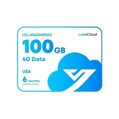 Luminys LCL-6DATA100GU LumiCloud 4G Data 100GB USA, 6-Month