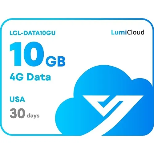 Luminys LCL-DATA10GU LumiCloud 4G Monthly Data 10GB USA