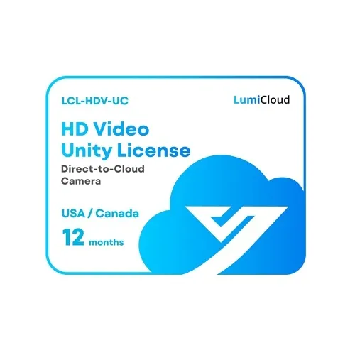 Luminys LCL-HDV-UC LumiCloud HD Video Unity Direct-to-Cloud Camera, Annual Subscription License