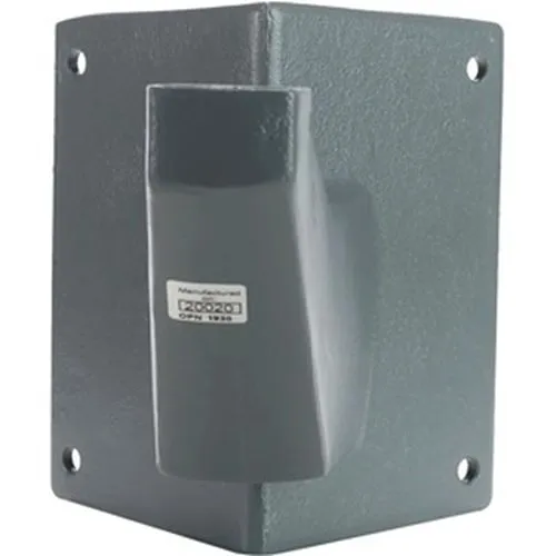 Federal Signal LCMB2 Mounting Bracket For Security Strobe Light, Corner, Gray