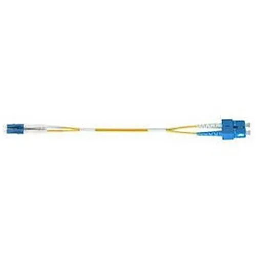 Lynn Electronics LCSCDUPSM-2M Fiber Optic Cable Connector, FOA SC-LC SM Duplex 002M