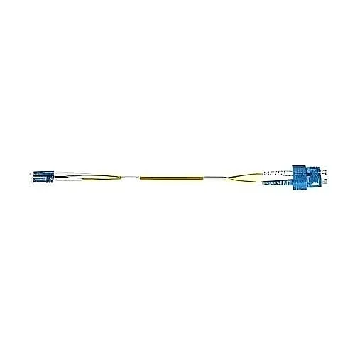Lynn Electronics LCSCDUPSM-5M Fiber Optic Patch Cable, Meters LC/SC Patch Cord-Single-mode Yellow