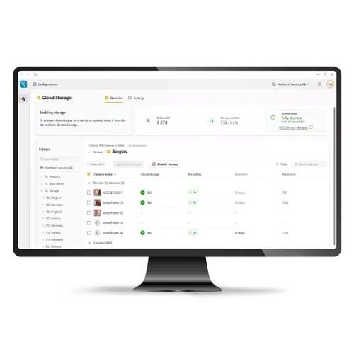 AXIS 03148-001 Camera Station Cloud Storage License, 1-Year