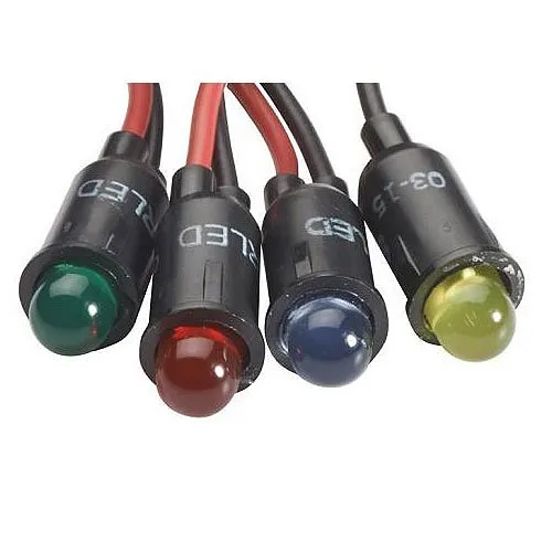 Alarm Controls LDR-F 1/4" LED, Flashing, Red