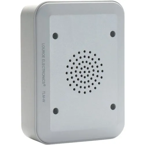 Louroe LE-007 Louroe TLM-W Two-Way Speaker with Microphone, White