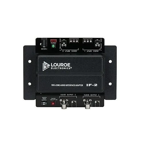 Louroe LE-273 Zone Audio Interface, 12V DC Microphone and RCA Audio Outputs