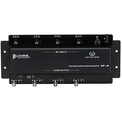 Louroe LE-288 Zone Audio Interface Adapter for Louroe Microphone and NVR, IP Camera, Encoder or Recorder.