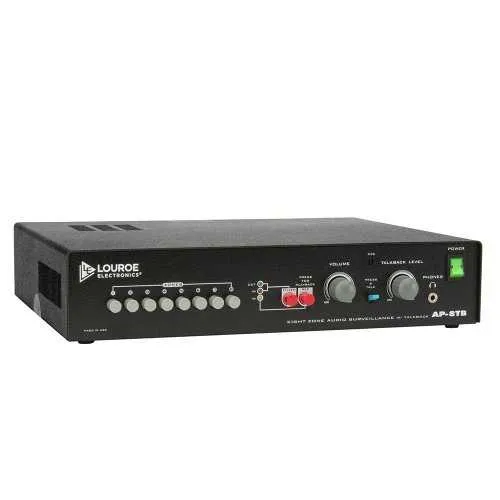 Louroe LE-323 AP-8TB 8-Zone Base Station with Talkback