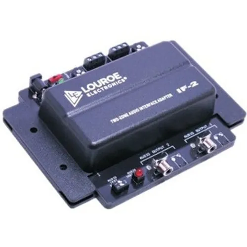 Louroe LE-374 ASK-4 #302 Audio Monitoring 3-Piece Kit, (1) IF-2 Audio Output to DVR, (2) Verifact A Microphone Housing