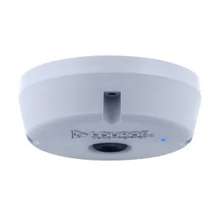 Louroe LE-870 Digifact A, Ceiling Mount Digital IP Microphone With Audio Analytics Capability