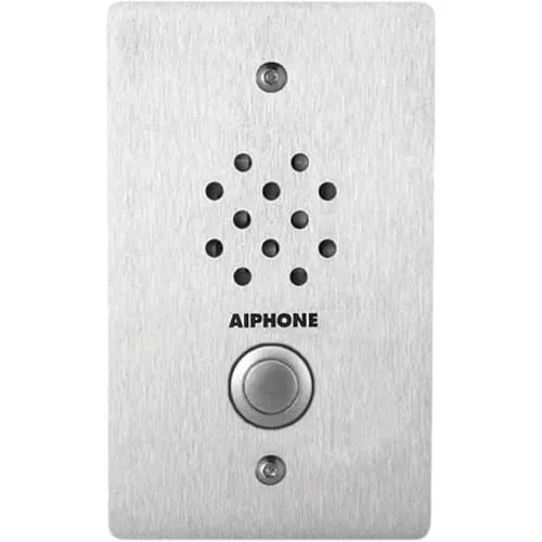 Aiphone LE-SS-1G 1-Gang Door Station, Vandal and Weather Resistant, Stainless Steel