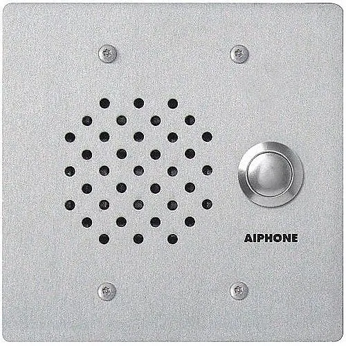 Aiphone LE-SS/A 2-Gang Door Station, Weather Resistant, Flush Mount for use with LEF, LEM, AP-M or MP-S Series, Stainless Steel