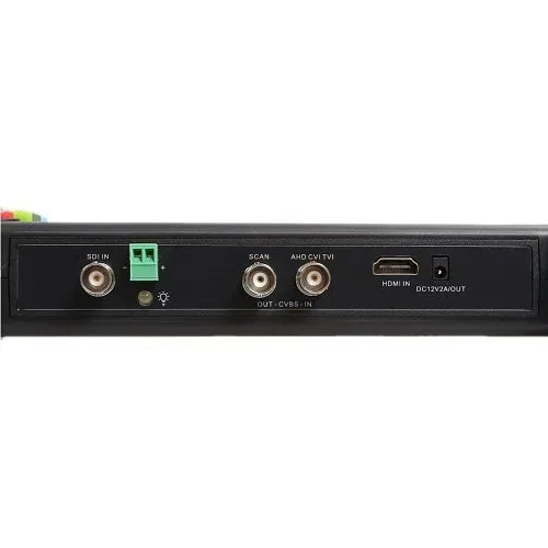 ToteVision LED-710-4KIP 7" Commercial-Grade, Ruggedized IP/Analog Camera Test Monitor