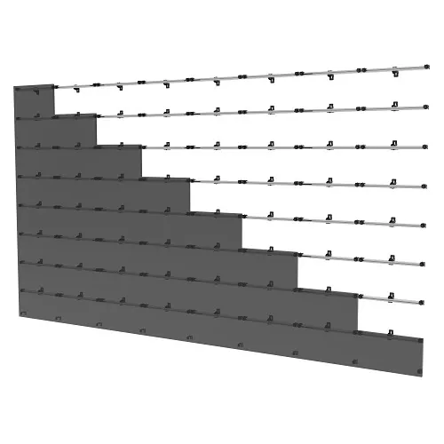 Sony Pro LEDBHCH8X8 Peerless-AV Flat dvLED Mounting System for 8x8 Crystal LED BH & CH Series