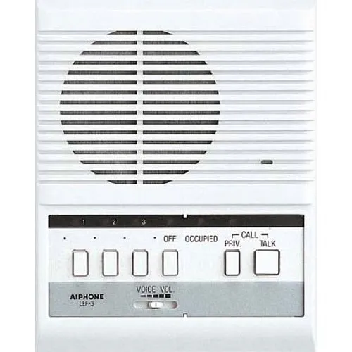 Aiphone LEF-3 Selective Calling Open Voice Style 3-Call Master Station