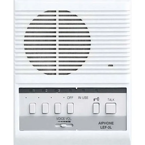 Aiphone LEF-3L LEF Series 3-Call Master Station with Selective Door Release