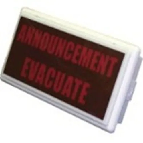 Eaton LEMD-M SAFEPATH LEMD Emergency Message Display, Wall Mount, White