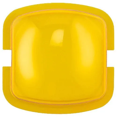 System Sensor LENS-A Lens for Indoor or Outdoor Wall Mount Strobes, Amber