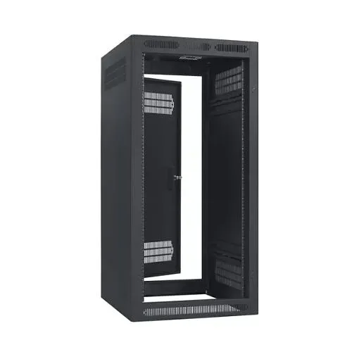 Lowell LER-2427 24Ux27" Enclosed AV Rack, Black