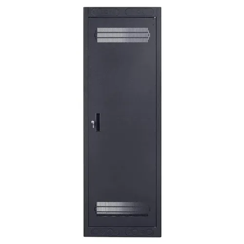 Lowell LER-3527 LER Series 35U Enclosed AV Rack, 27" Deep, Black