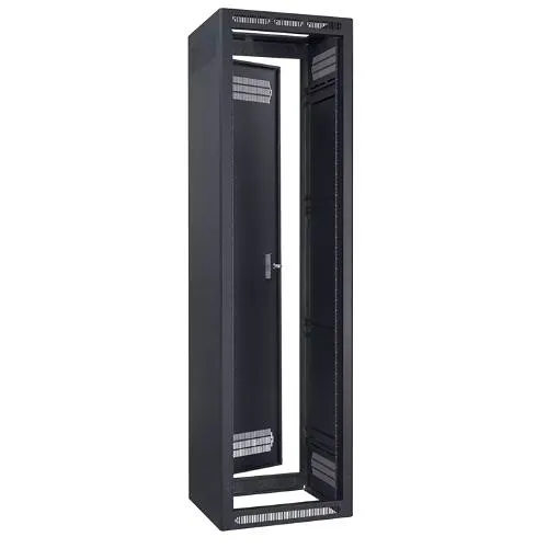 Lowell LER-4427-BAV LER Series Enclosed 19" AV Rack with Accessory Bundle, 44Ux27"D