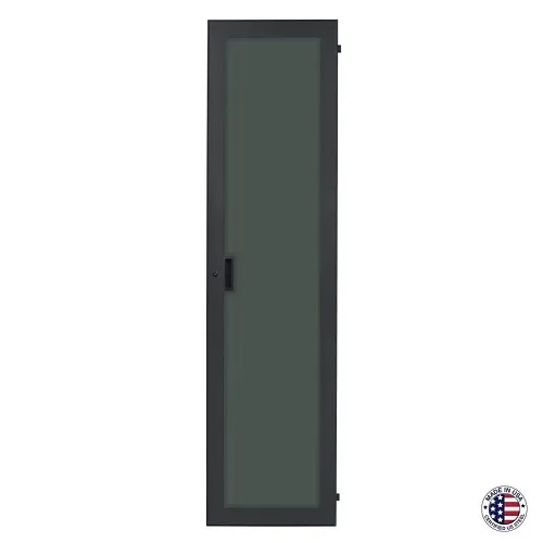 Lowell LFD-44P Smoked Plexiglass Front Door for 22"/23"W Rack, 44U RS