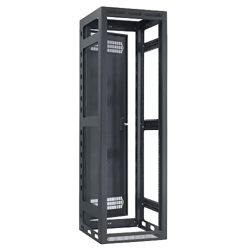 Lowell LGR-4027 LGR Series 40U Gangable AV Rack with Rear Door, 27"x23"