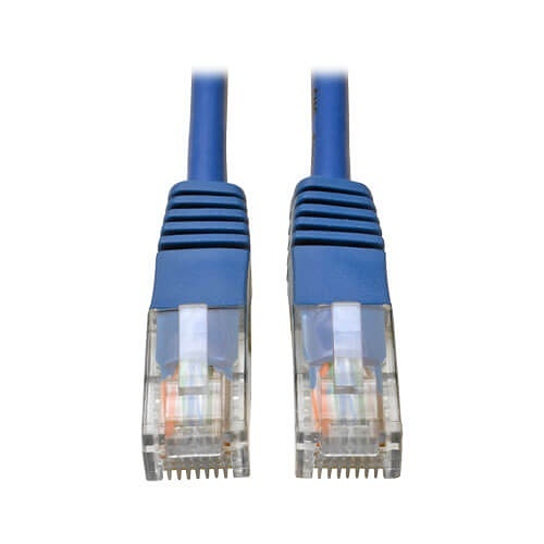 Eaton Tripp Lite N002-003-BL CAT5e Molded Patch Cable, UTP, 350 MHz, RJ45 M/M, 3' (91.4cm), Blue