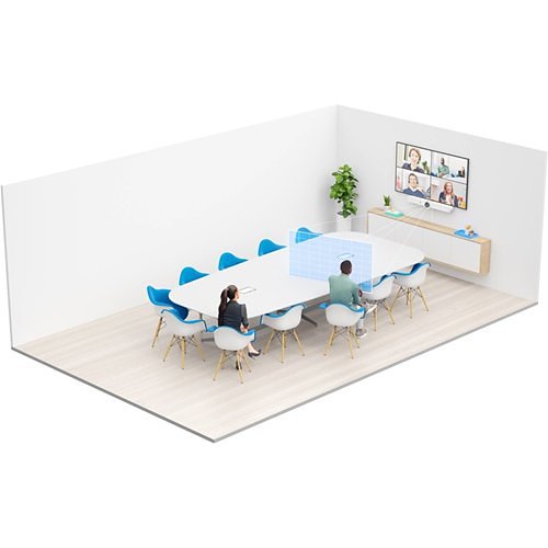 Logitech 960-001348 Rally Bar Mini All-In-One Video Bar, White