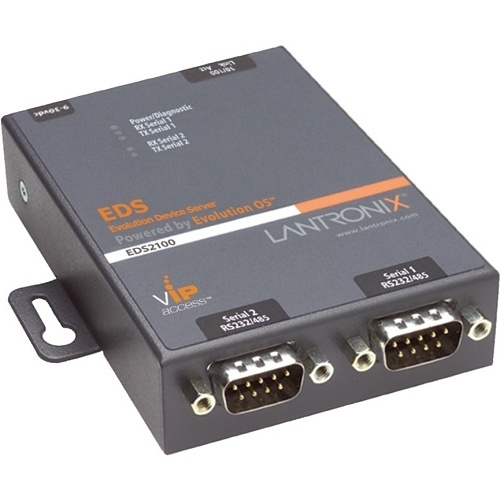 Lantronix ED2100002-01 2-Port Secure Device Server, International PSU