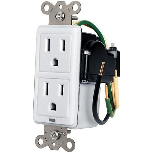 Furman MIW-SURGE-1G MAX IN-WALL Single Gang Surge Protection 2-Outlets, Bi-Color Indicator LED