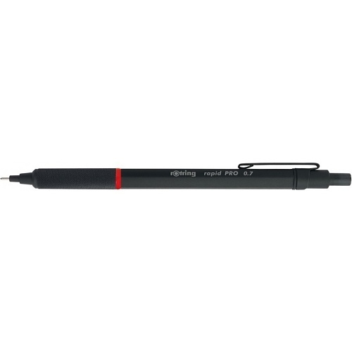 Rotring 1904257 Rapid Pro Mechanical Pencil, 0.70mm, Black