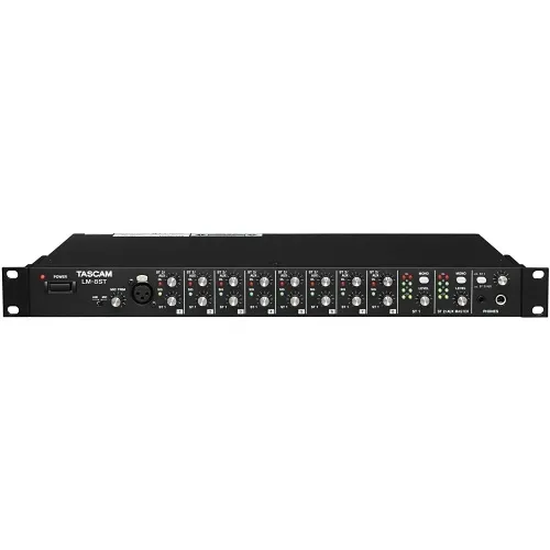 TASCAM LM-8ST 8-Channel Single Rackmount Stereo Line Mixer