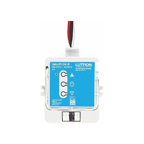 Lutron LMJ-5T-DV-B RF Dimming Module with 0–10V Control, 120/277V, 431.0–437.0 MHz