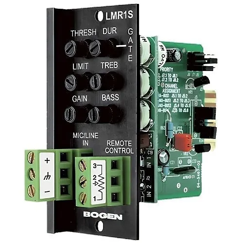 Bogen LMR1S Microphone/Line Input Module with Remote Control