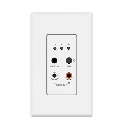Blustream DA11ABL-WP-V2-US Bluetooth and Analog Audio Dante Wall Plate