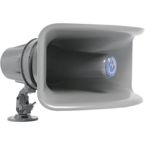 AtlasIED APC-30T Wide Angle Horn Speaker with 30W 25V, 70V, 100V Transformer, Gray