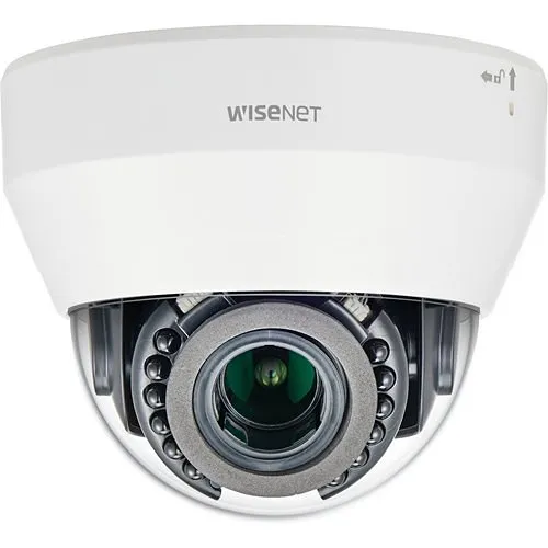 Hanwha LND-6012R L-Series 2MP IR Dome Camera, 2.8mm Fixed Lens, White