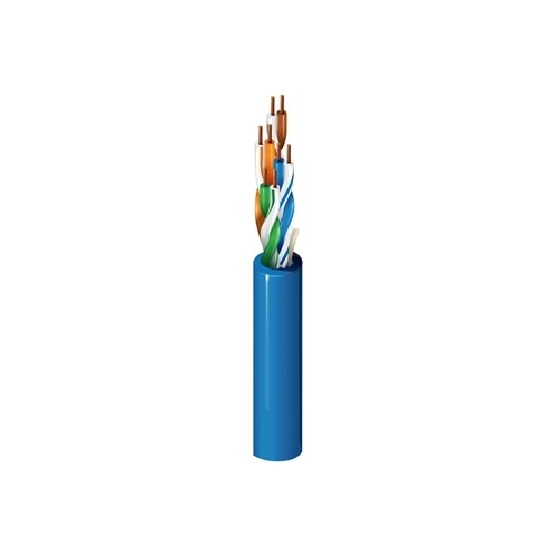 Belden 1583A006U500 CAT5e  24AWG 4-Pair Premise Horizontal Cable (200MHz), Solid Bare Copper Conductors, U/UTP, Riser-CMR, PVC Jacket