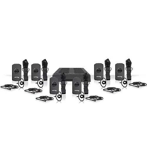 Listen Technologies LP-40 Intelligent DSP RF Receiver, 72 MHz, 6-Pack