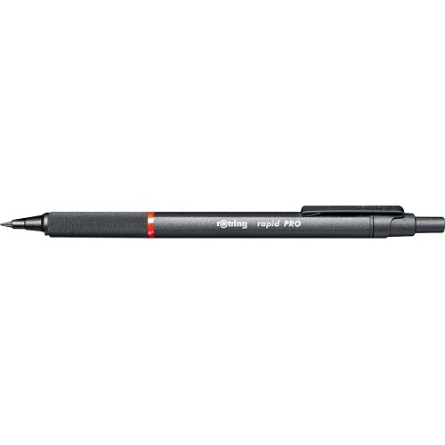 Rotring 1904292 Rapid Pro Retractable Ballpoint Pen, Medium, Blue