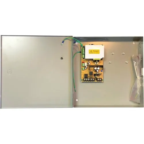 Locknetics LP250 LP Series 2.5A Power Supply with Enclosure, Battery Wire Kit, and Keylock